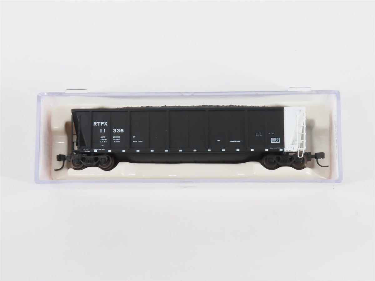 N Scale Atlas 43803-7 RTPX Wheelabrator Coal Services Coalveyor #11336 w/ Load