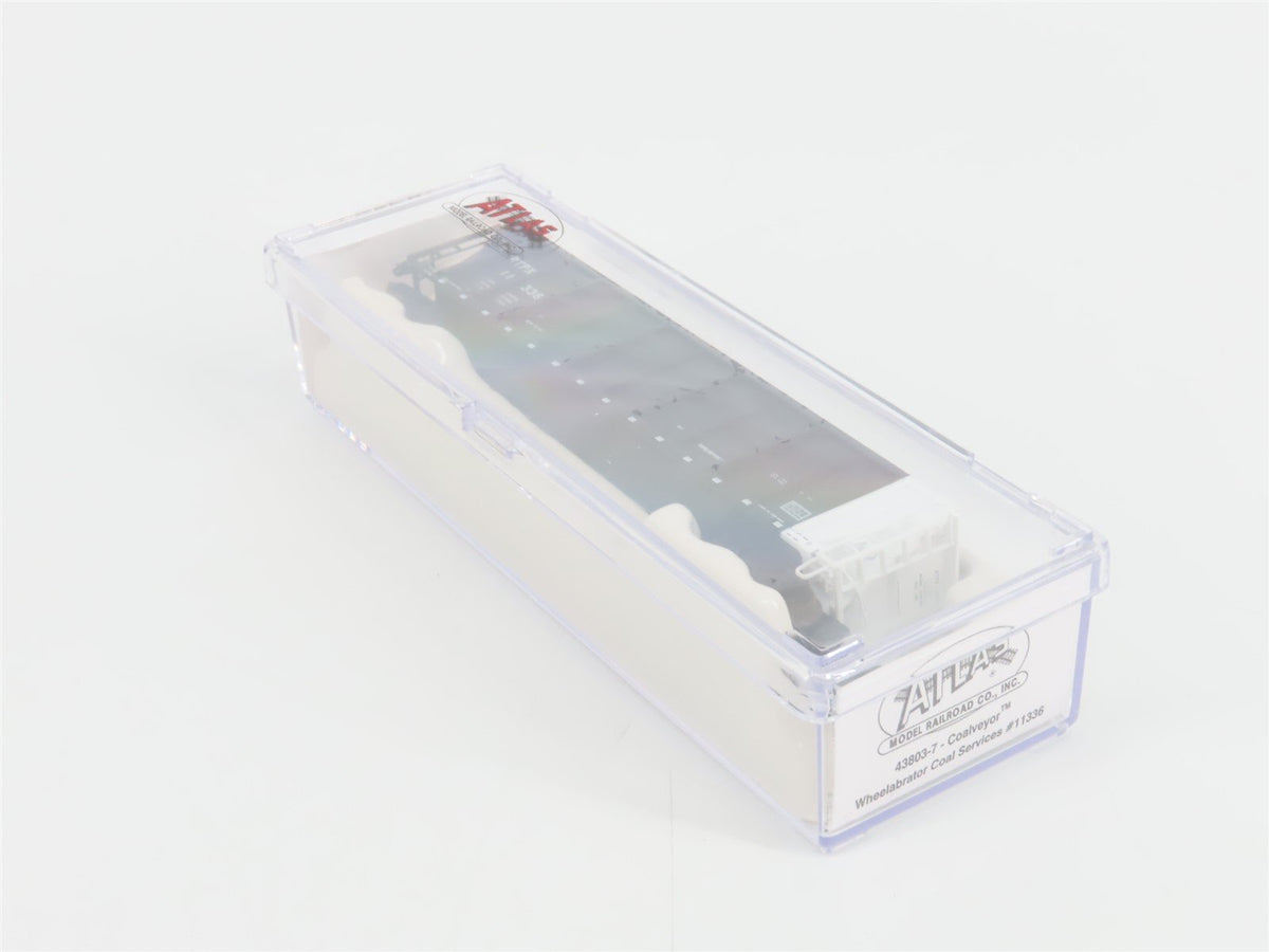 N Scale Atlas 43803-7 RTPX Wheelabrator Coal Services Coalveyor #11336 w/ Load