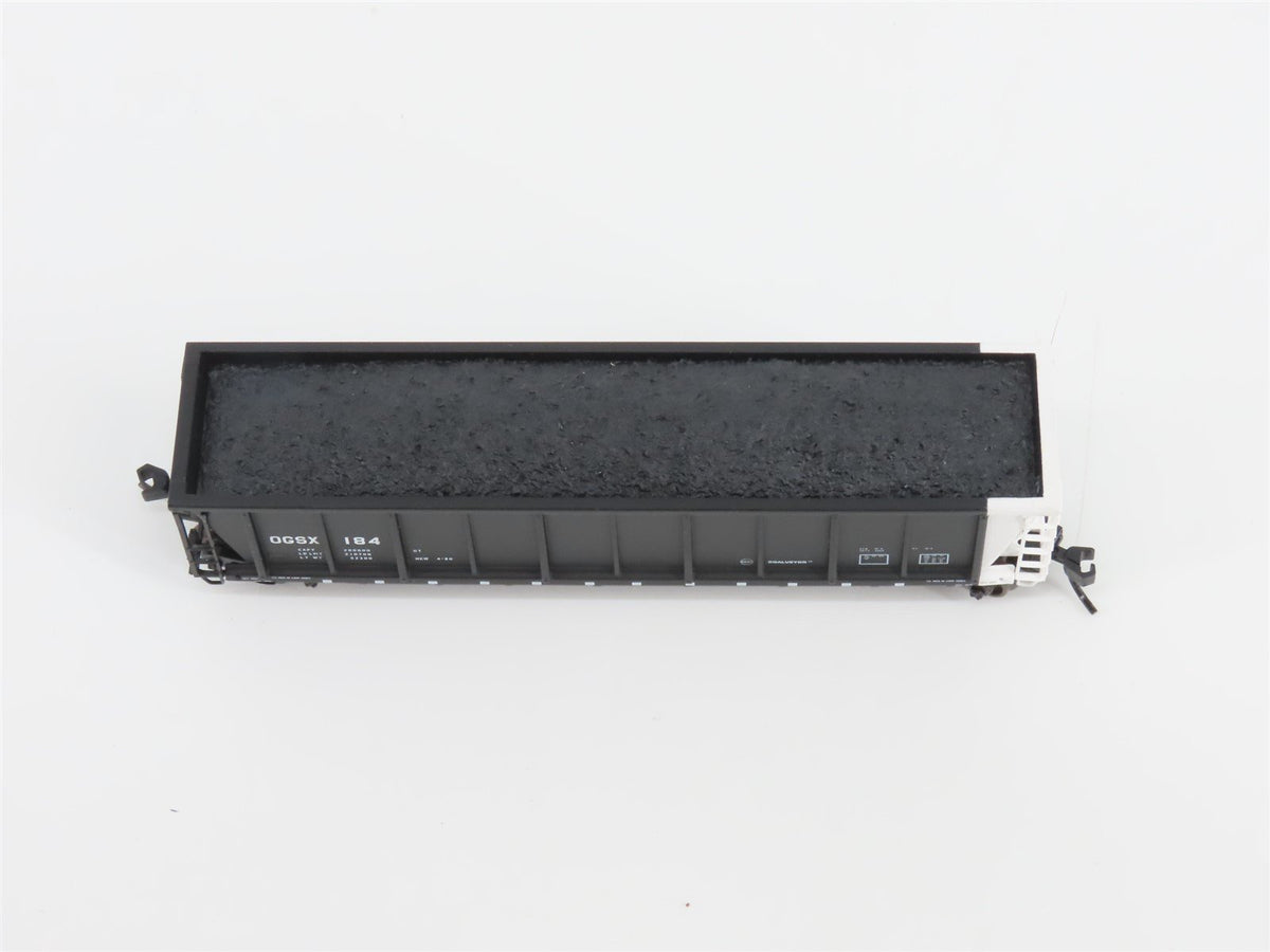 N Scale Atlas 43802-43 OGSX Iowa Southern Utilities Coalveyor #184 w/ Load