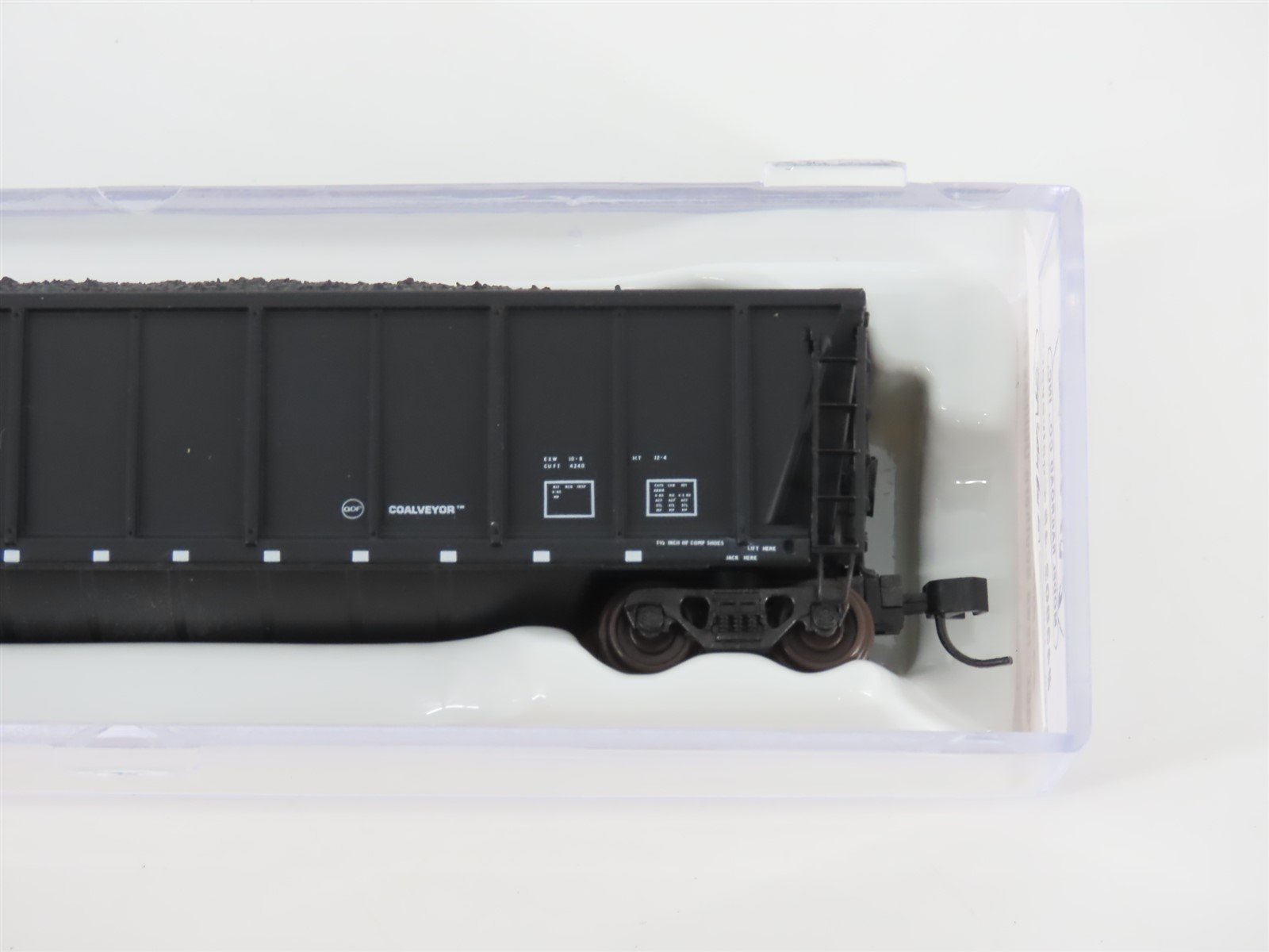 N Scale Atlas 43802-45 OGSX Iowa Southern Utilities Coalveyor #242 w/ Load