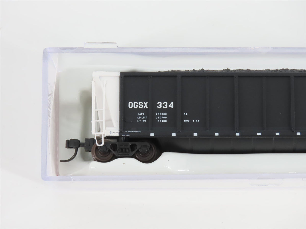 N Scale Atlas 43802-48 OGSX Iowa Southern Utilities Coalveyor #334 w/ Load