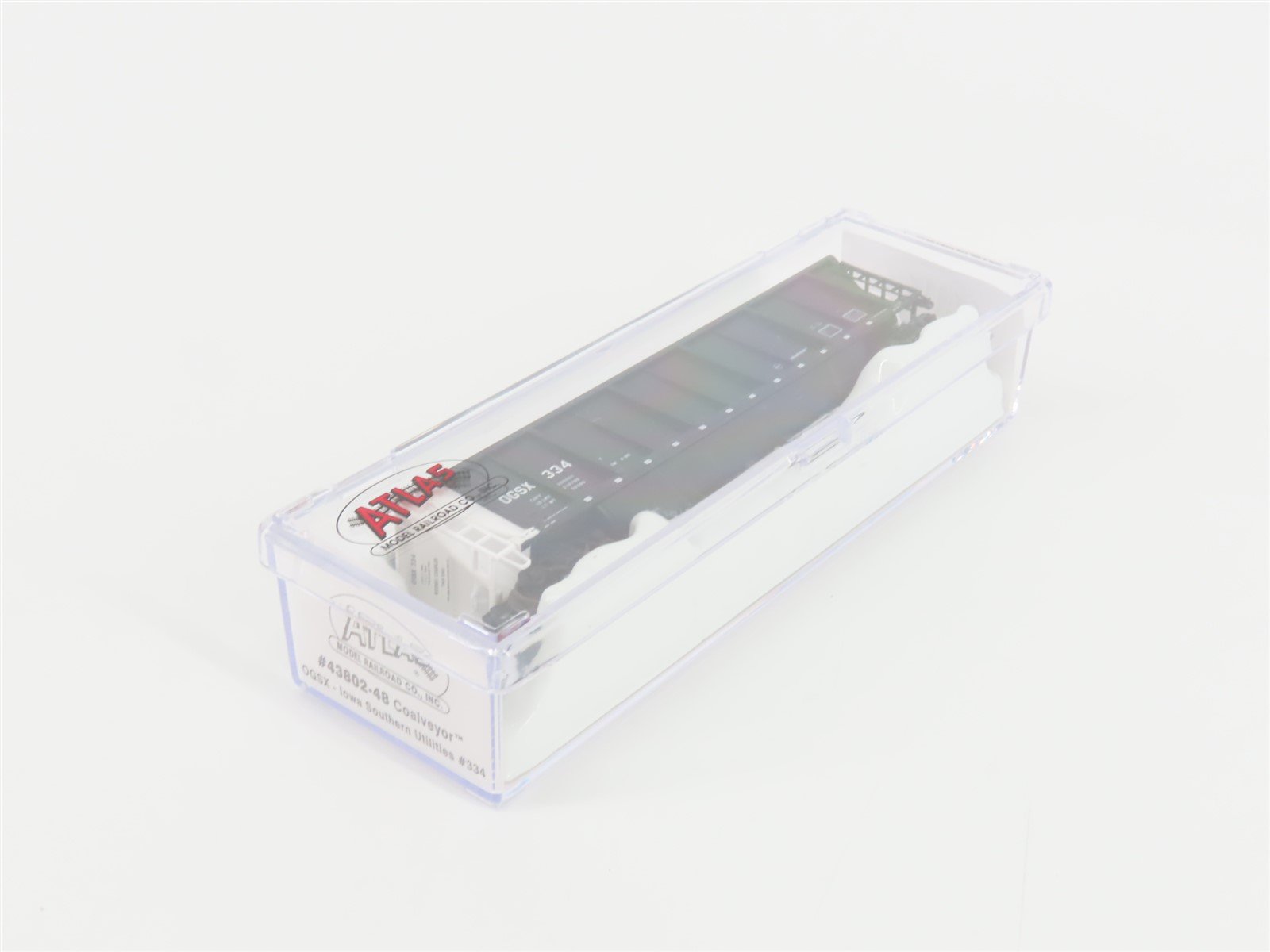 N Scale Atlas 43802-48 OGSX Iowa Southern Utilities Coalveyor #334 w/ Load