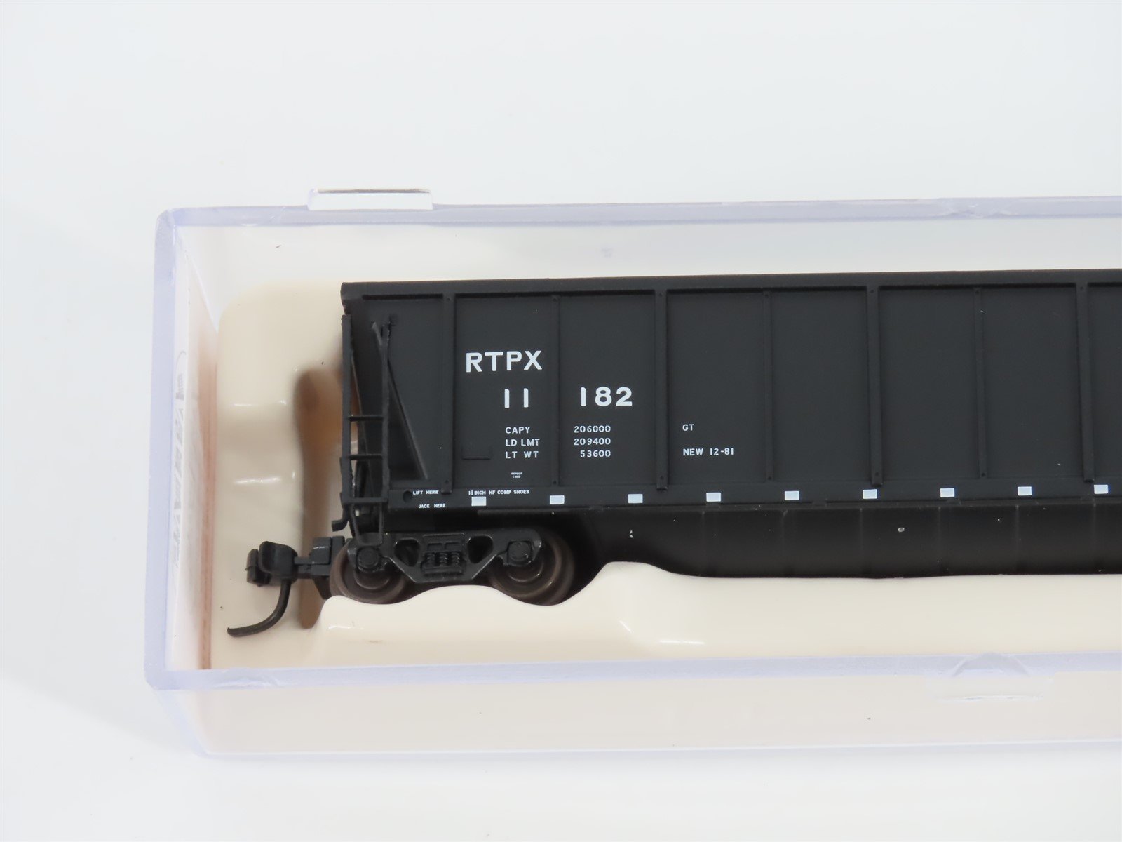 N Scale Atlas 43803-1 RTPX Wheelabrator Coal Services Coalveyor #11182 w/ Load