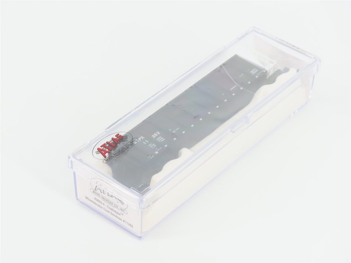 N Scale Atlas 43803-4 RTPX Wheelabrator Coal Services Coalveyor #11262 w/ Load