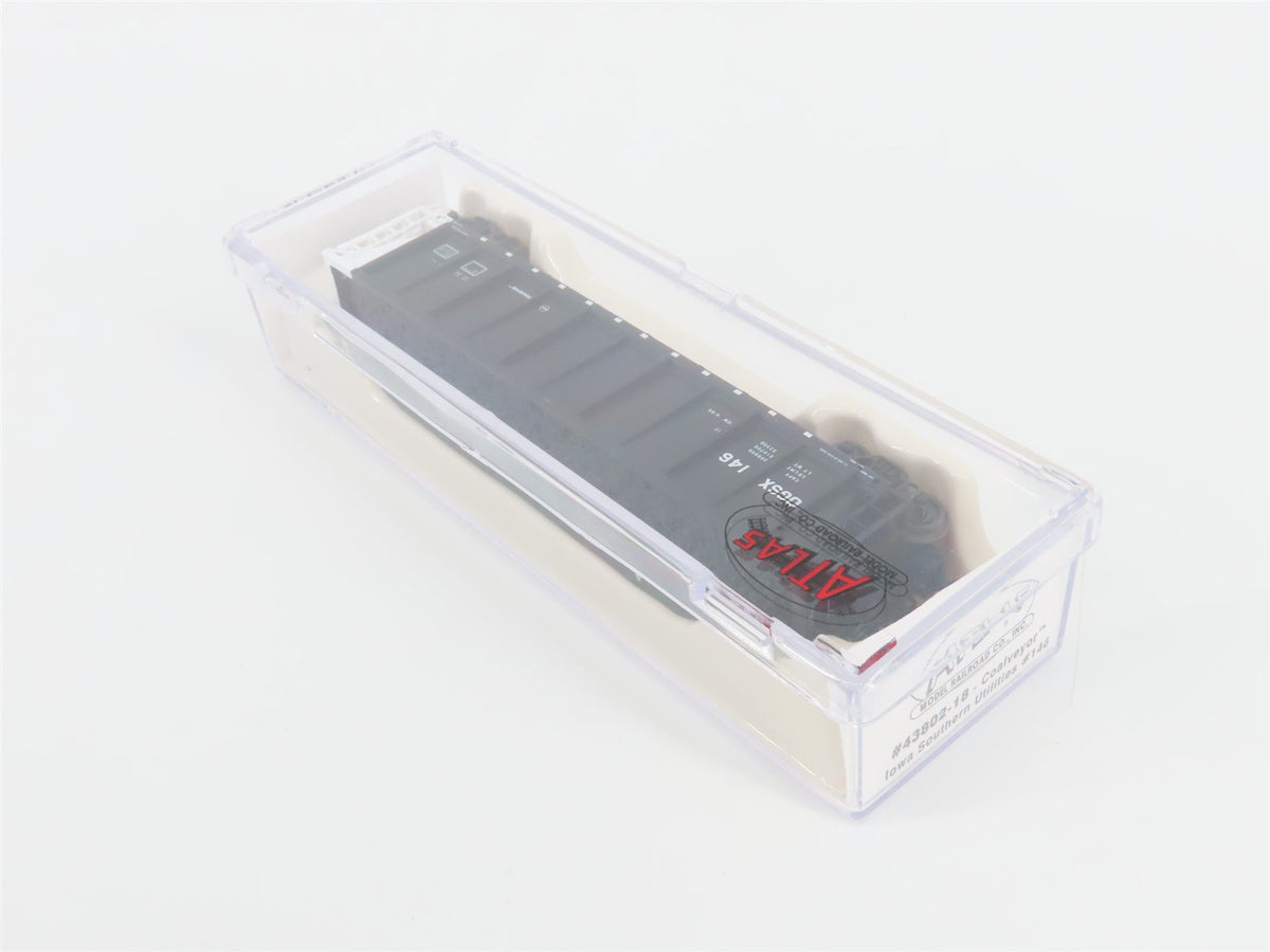 N Scale Atlas 43802-18 OGSX Iowa Southern Utilities Coalveyor #146 w/ Load