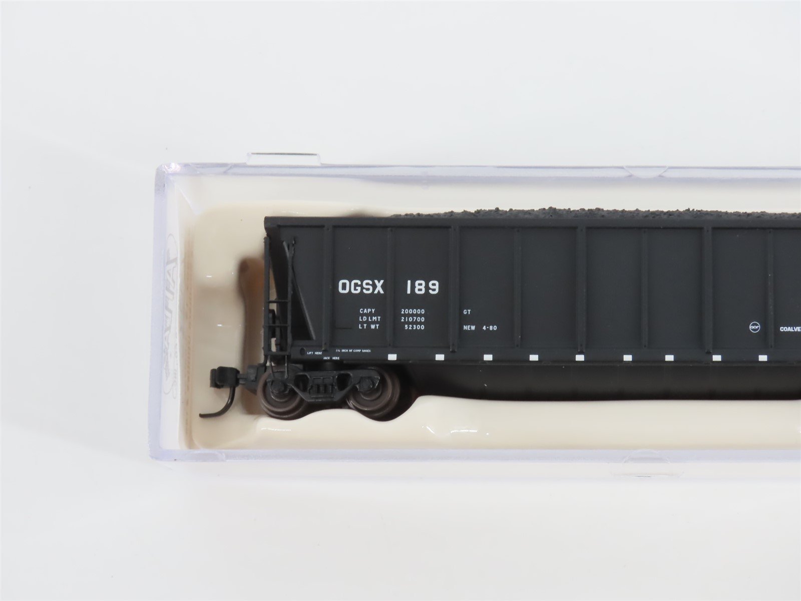 N Scale Atlas 43802-19 OGSX Iowa Southern Utilities Coalveyor #189 w/ Load