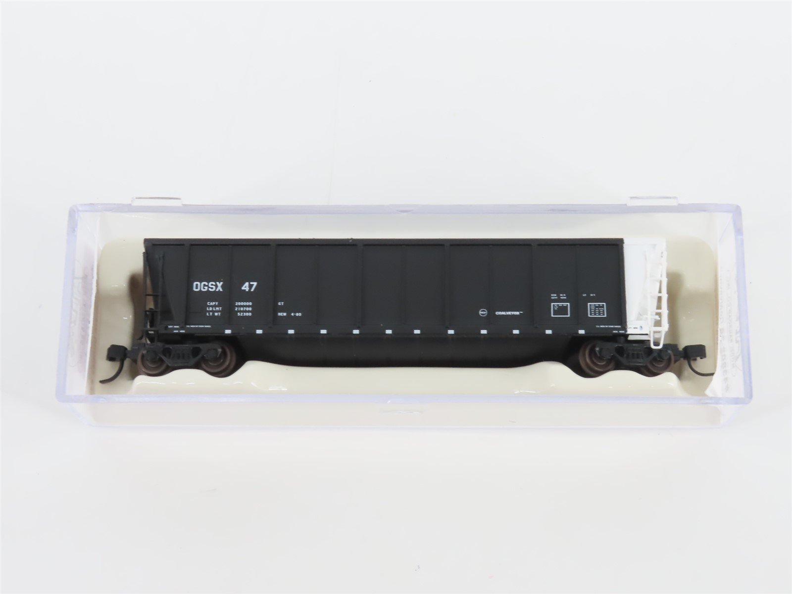 N Scale Atlas 43802-26 OGSX Iowa Southern Utilities Coalveyor #47 w/ Load