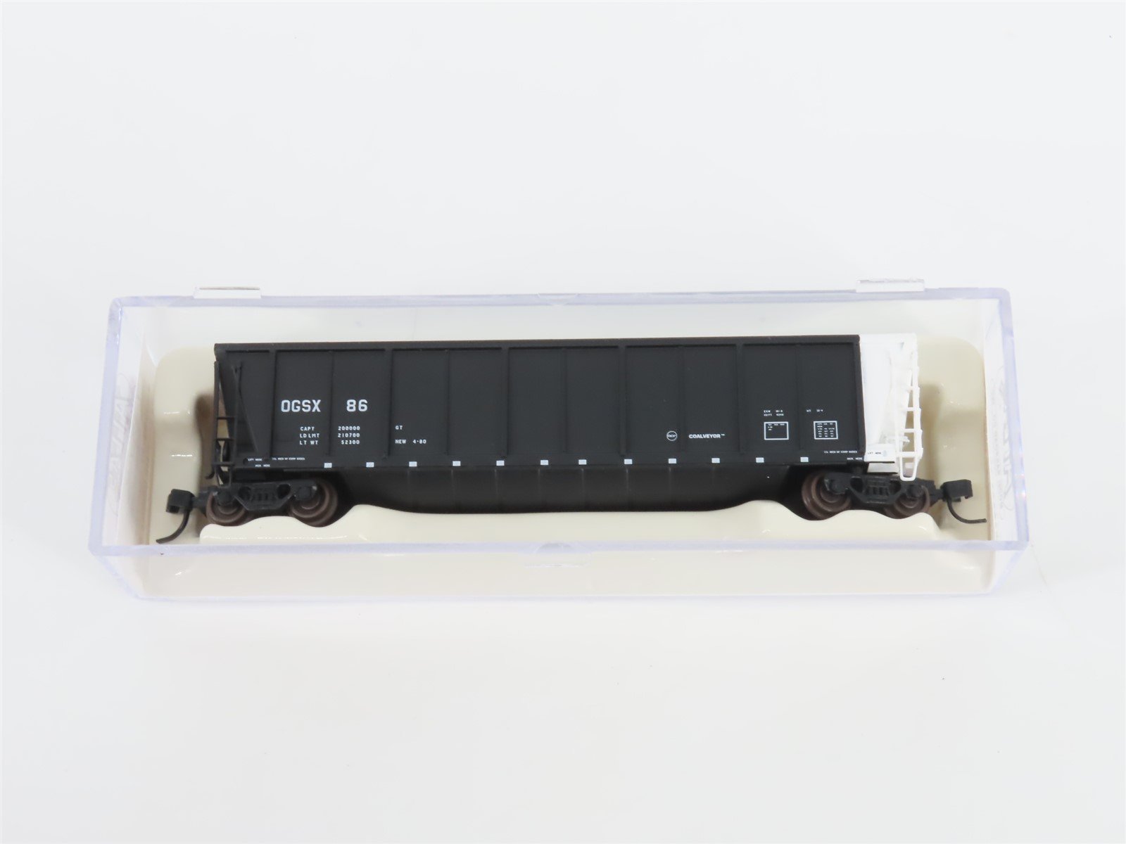 N Scale Atlas 43802-27 OGSX Iowa Southern Utilities Coalveyor #86 w/ Load