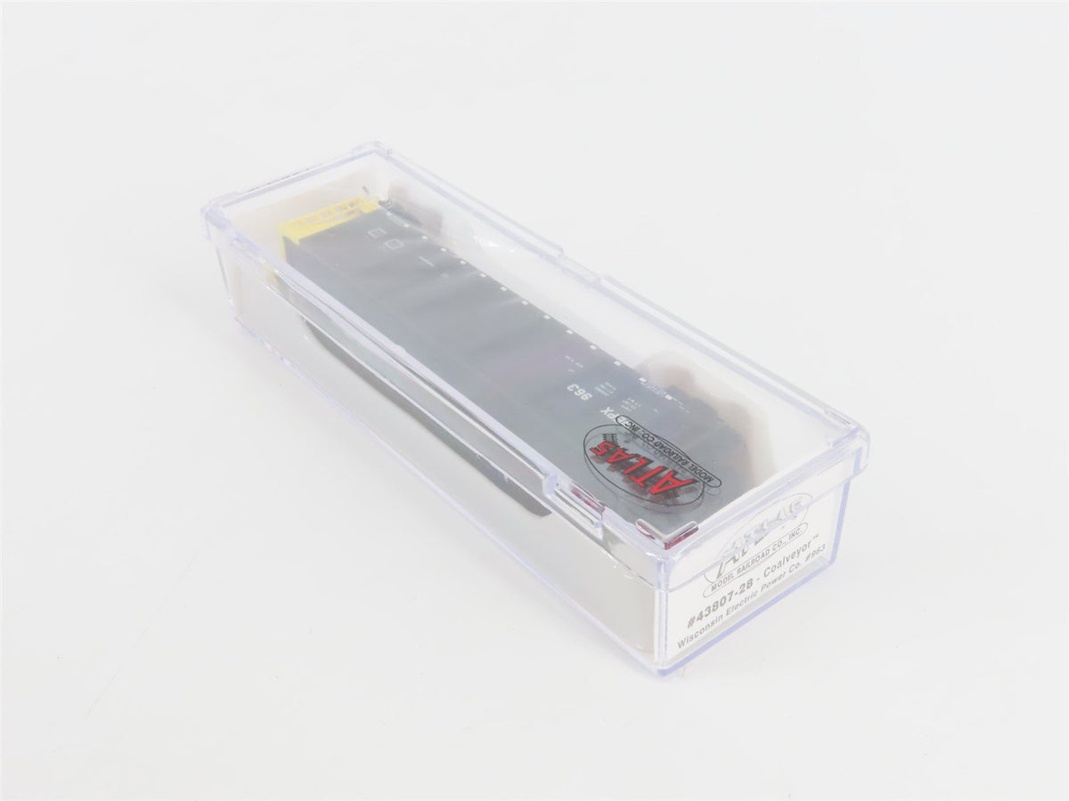 N Scale Atlas 43807-28 WEPX Wisconsin Electric Power Co. Coalveyor #963 w/ Load