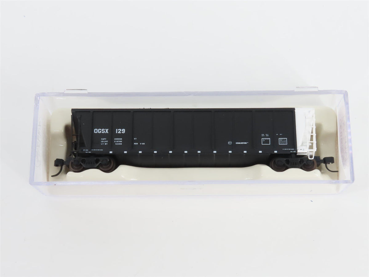 N Scale Atlas 43802-28 OGSX Iowa Southern Utilities Coalveyor #129 w/ Load