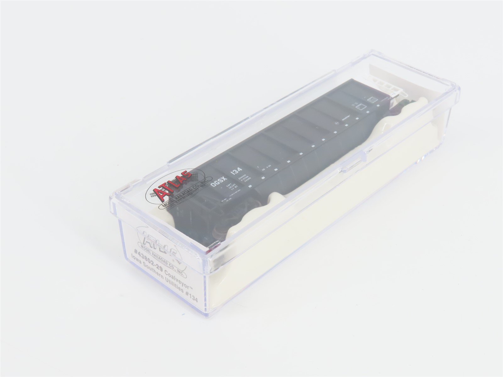 N Scale Atlas 43802-29 OGSX Iowa Southern Utilities Coalveyor #134 w/ Load