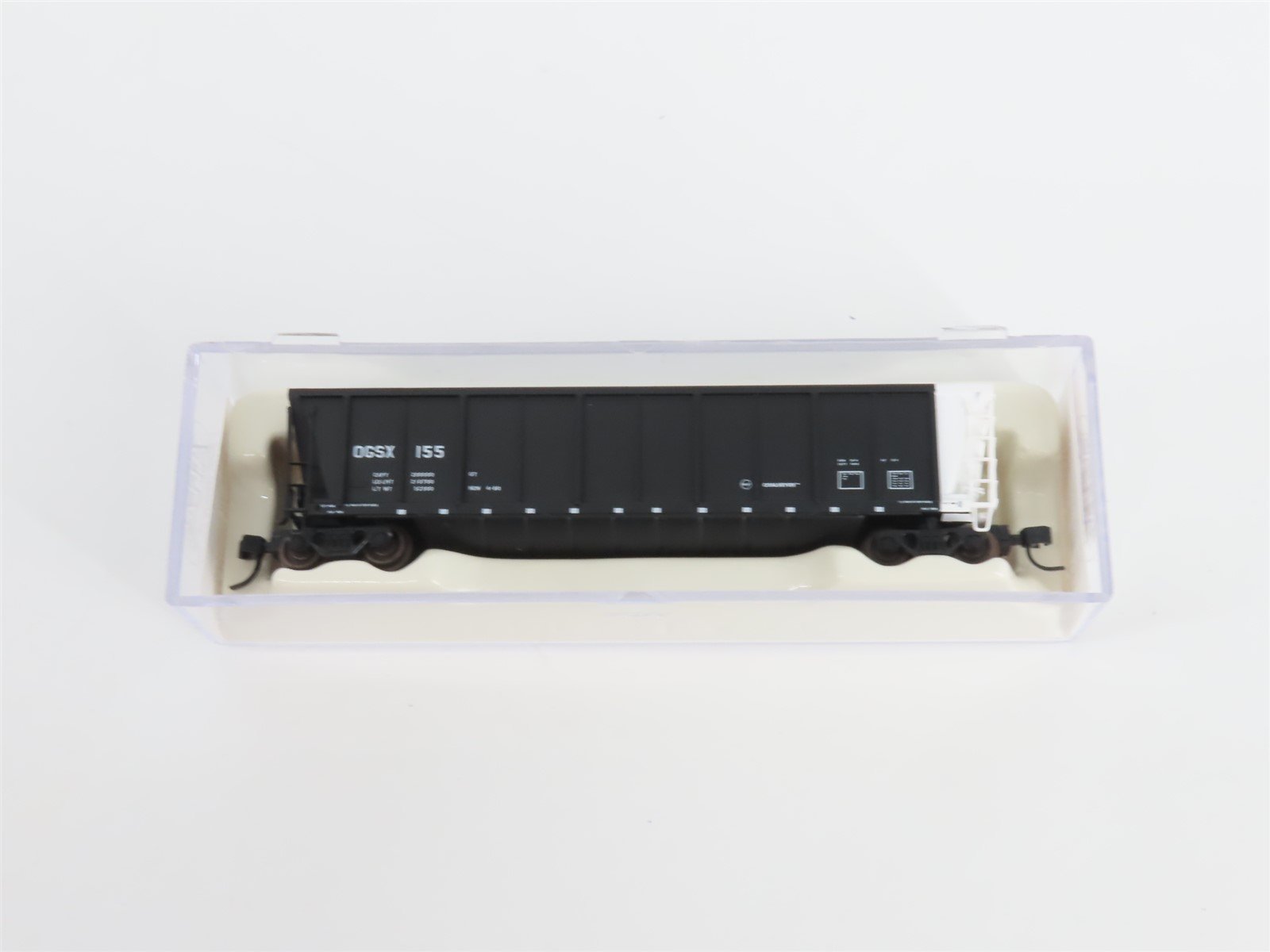 N Scale Atlas 43802-30 OGSX Iowa Southern Utilities Coalveyor #155 w/ Load