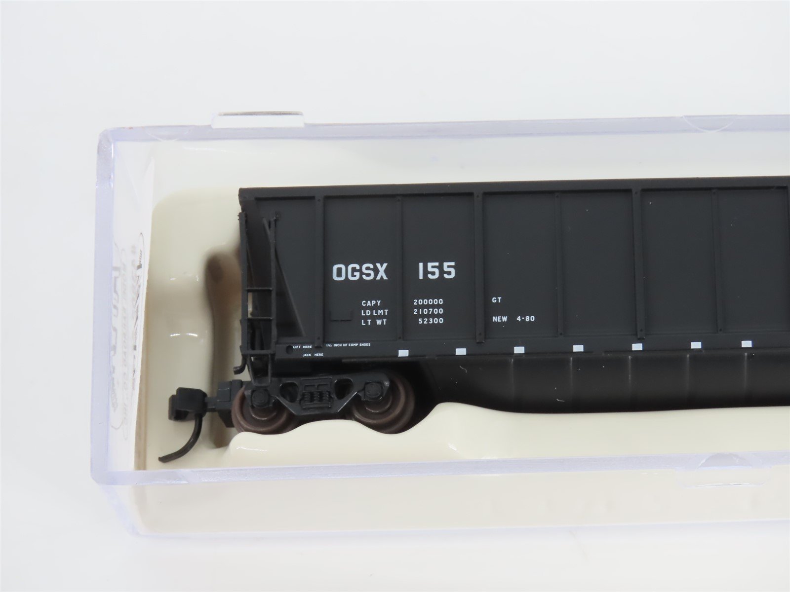 N Scale Atlas 43802-30 OGSX Iowa Southern Utilities Coalveyor #155 w/ Load
