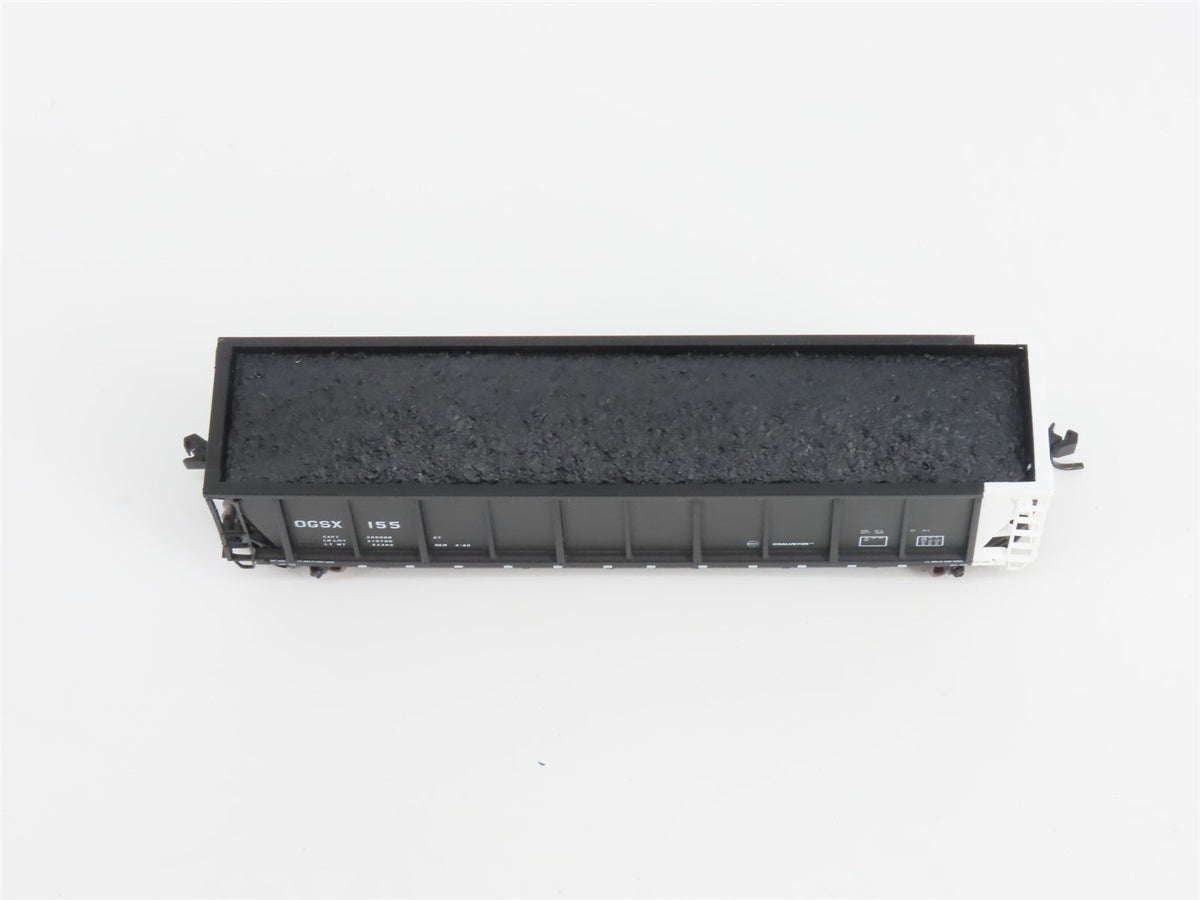 N Scale Atlas 43802-30 OGSX Iowa Southern Utilities Coalveyor #155 w/ Load