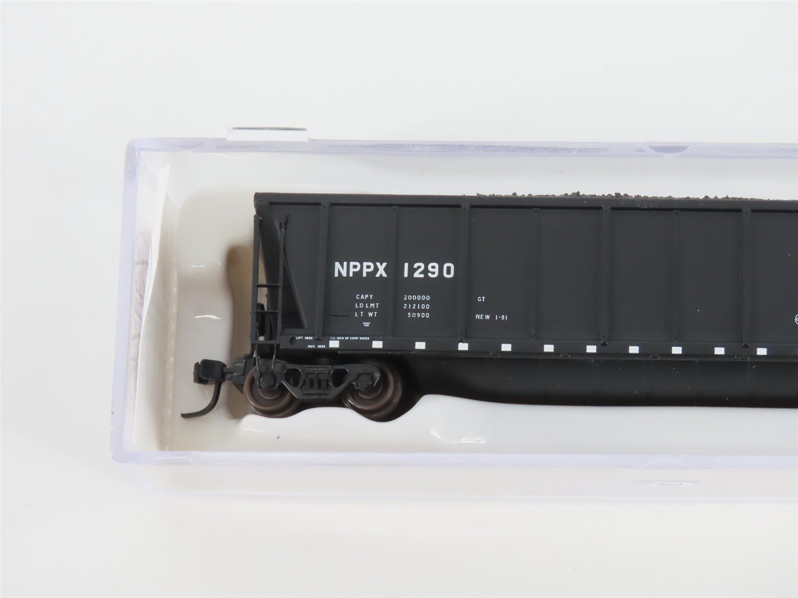 N Scale Atlas 43801-31 NPPX Nebraska Public Power Coalveyor #1290 w/ Load