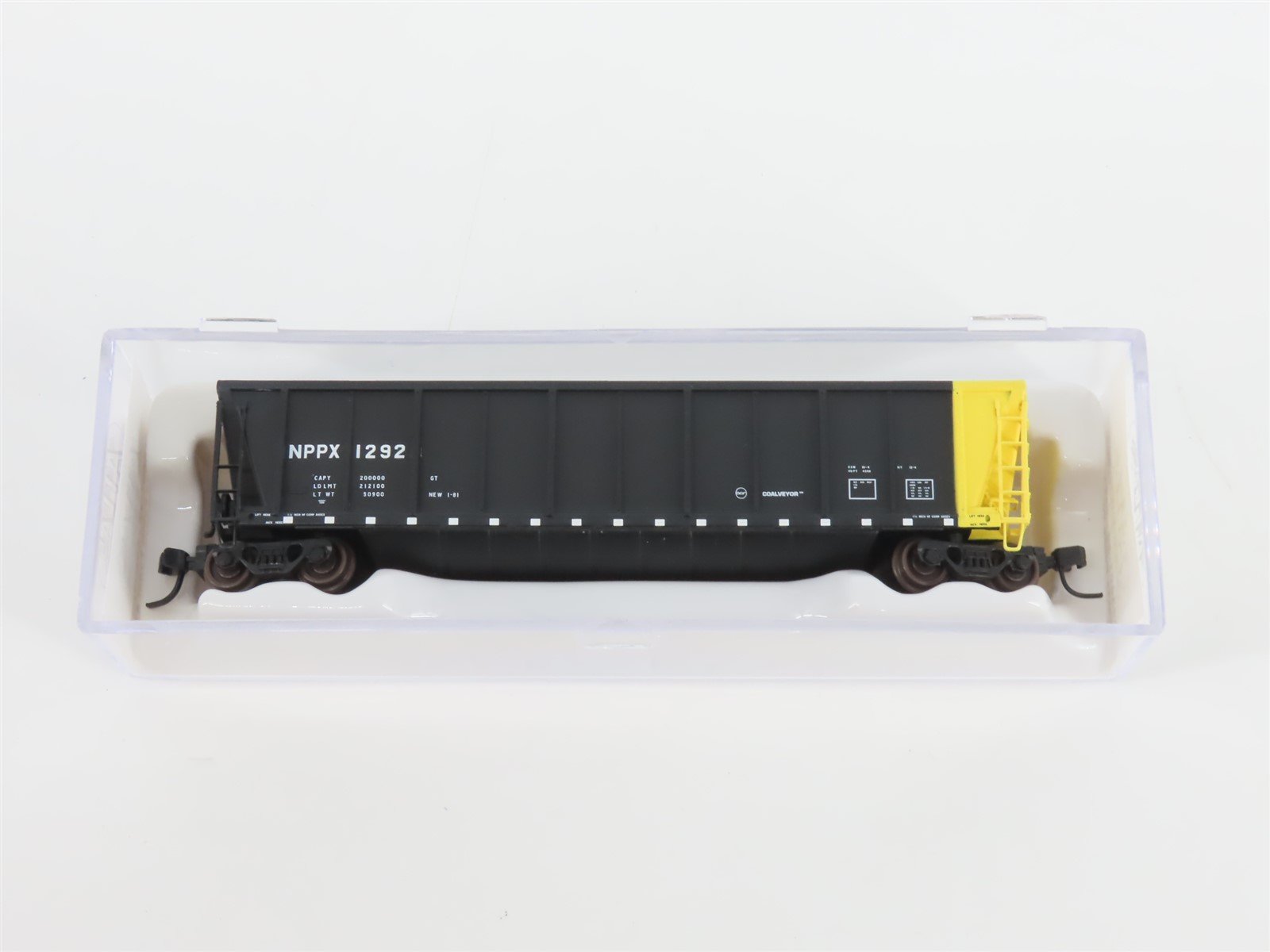 N Scale Atlas 43801-32 NPPX Nebraska Public Power Coalveyor #1292 w/ Load