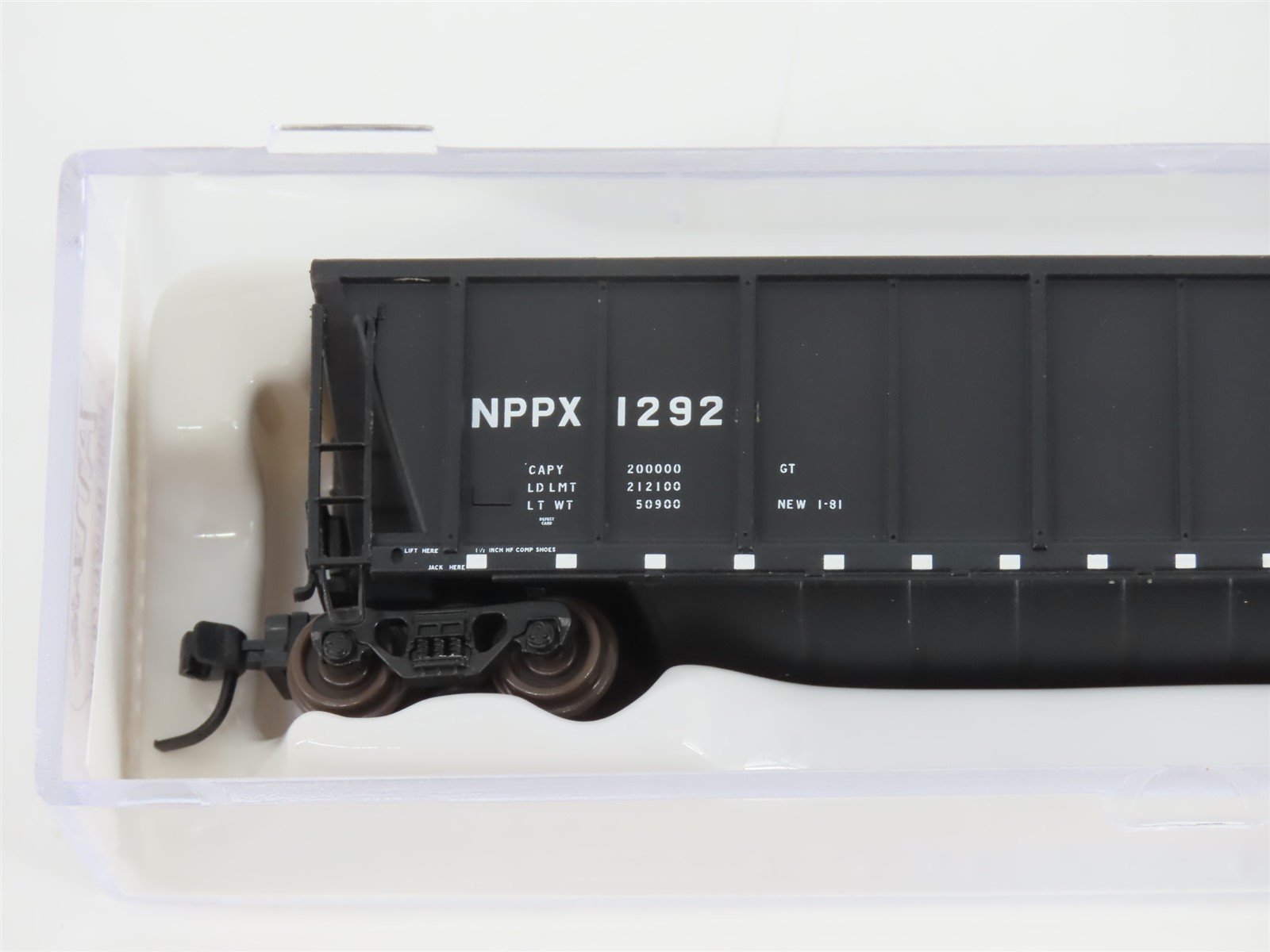 N Scale Atlas 43801-32 NPPX Nebraska Public Power Coalveyor #1292 w/ Load