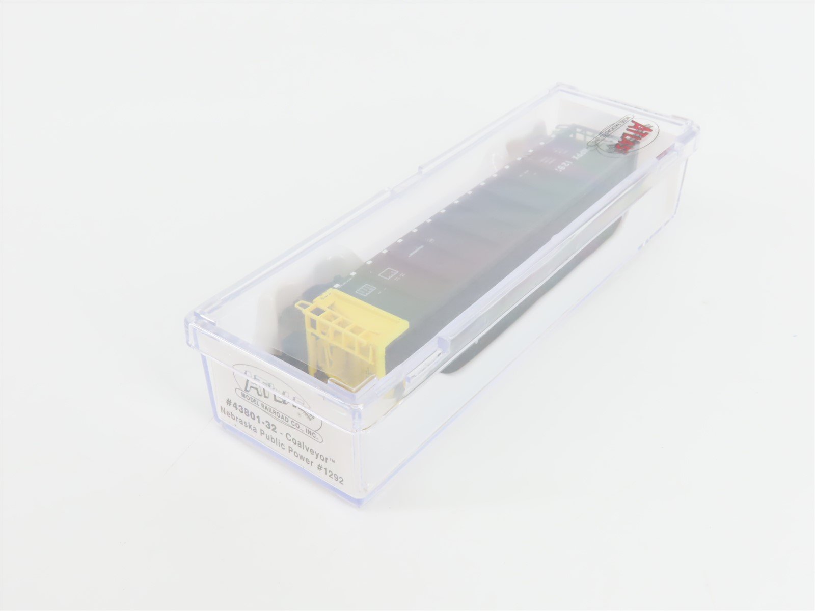 N Scale Atlas 43801-32 NPPX Nebraska Public Power Coalveyor #1292 w/ Load