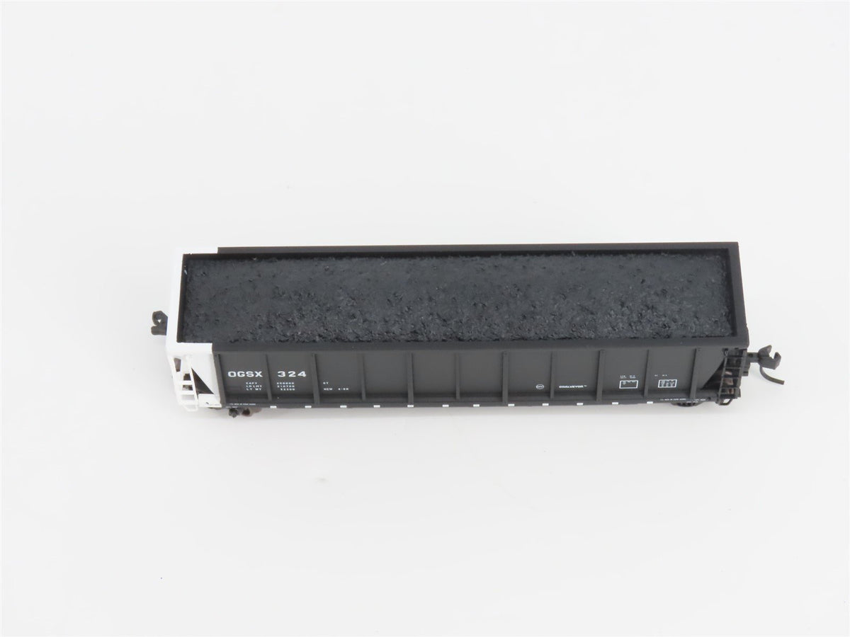 N Scale Atlas 43802-24 OGSX Iowa Southern Utilities Coalveyor #324 w/ Load