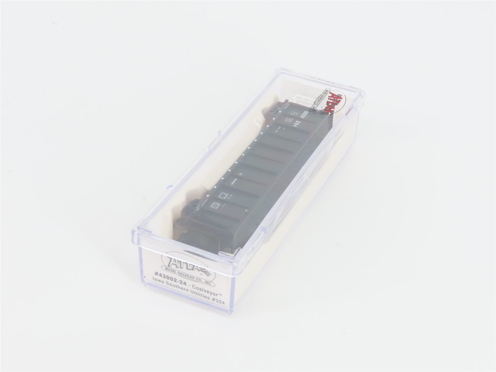 N Scale Atlas 43802-24 OGSX Iowa Southern Utilities Coalveyor #324 w/ Load