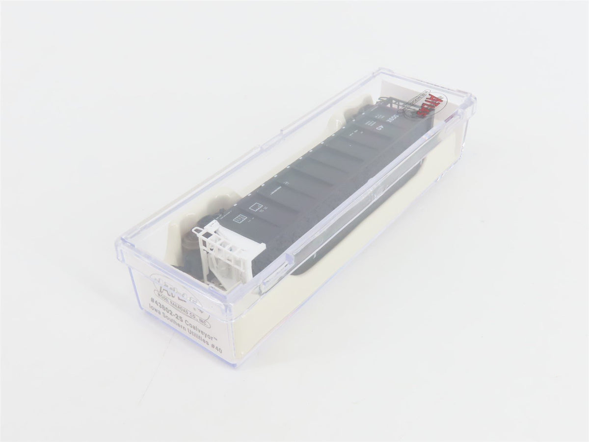 N Scale Atlas 43802-25 OGSX Iowa Southern Utilities Coalveyor #40 w/ Load