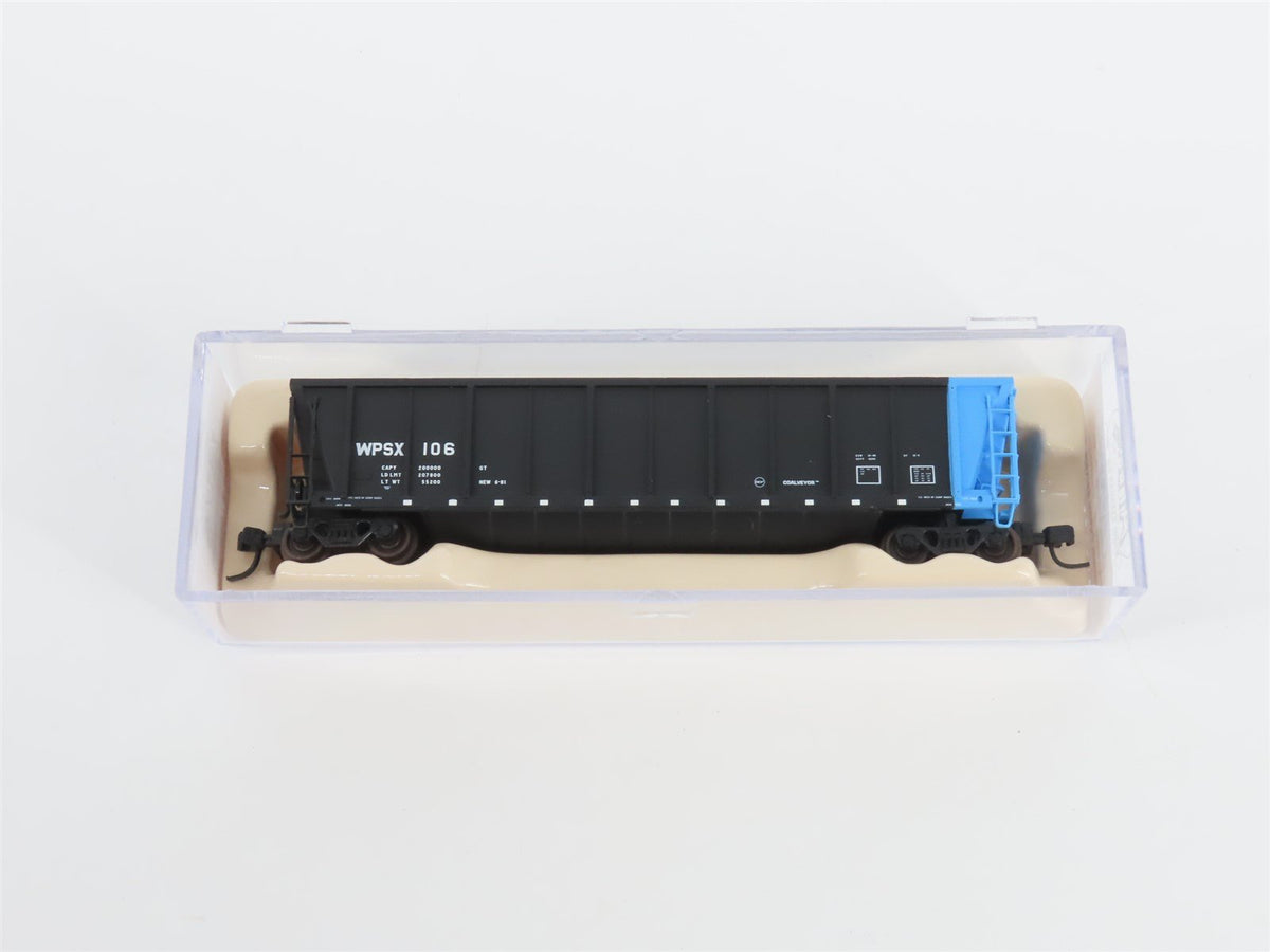 N Scale Atlas 43808-2 WPSX Wisconsin Public Service Coalveyor #106 w/ Load