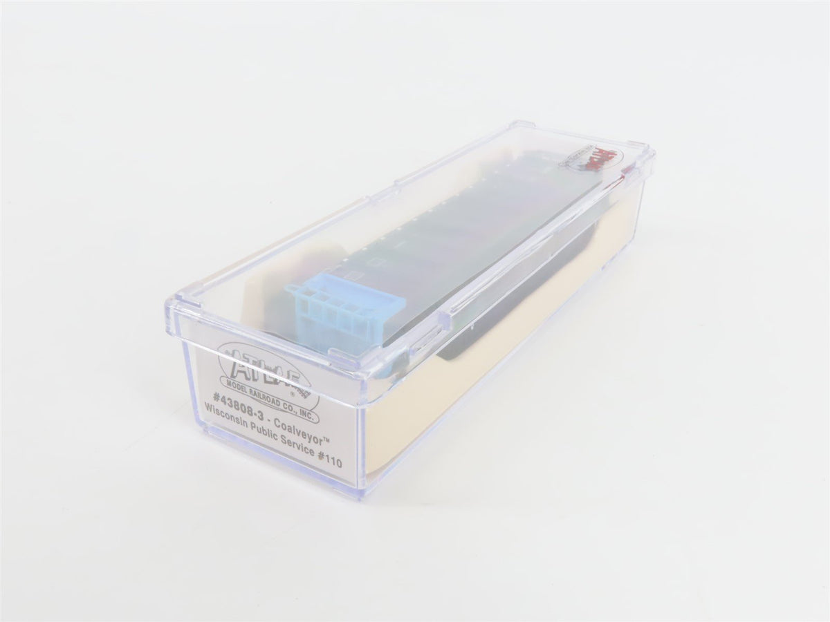 N Scale Atlas 43808-3 WPSX Wisconsin Public Service Coalveyor #110 w/ Load