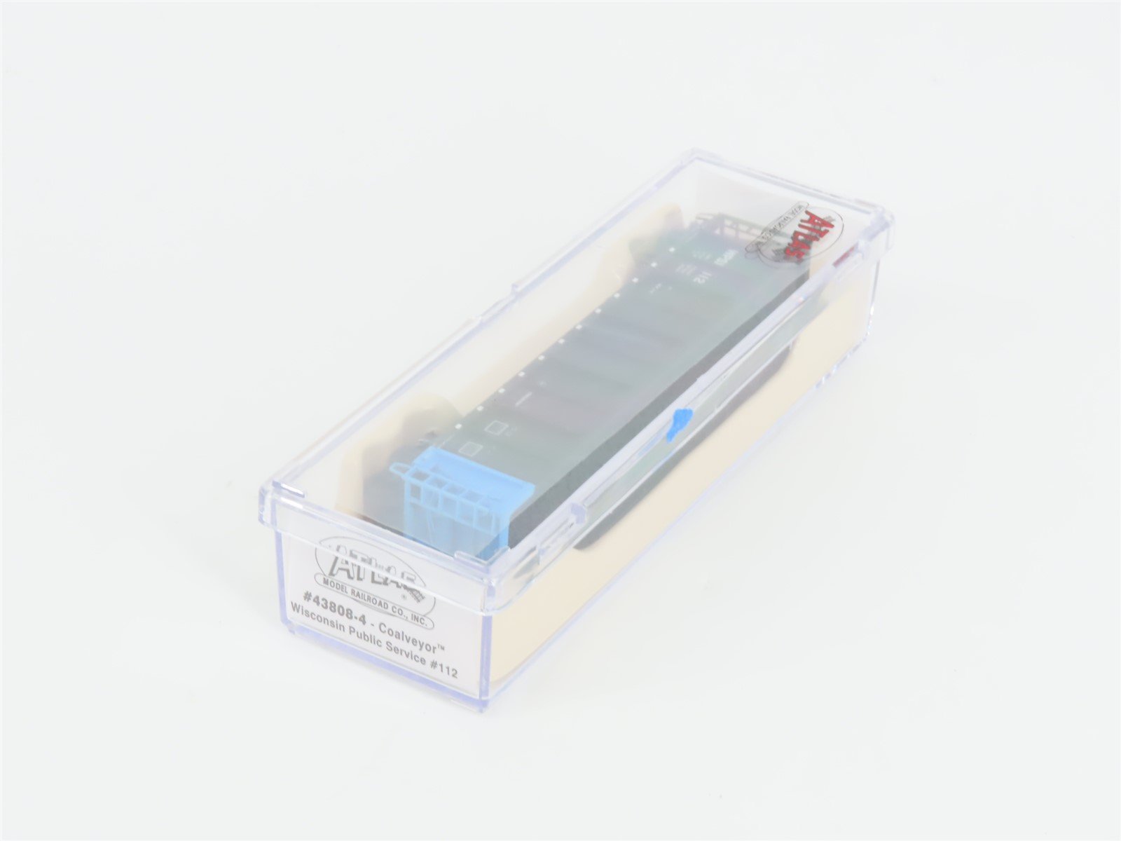 N Scale Atlas 43808-4 WPSX Wisconsin Public Service Coalveyor #112 w/ Load