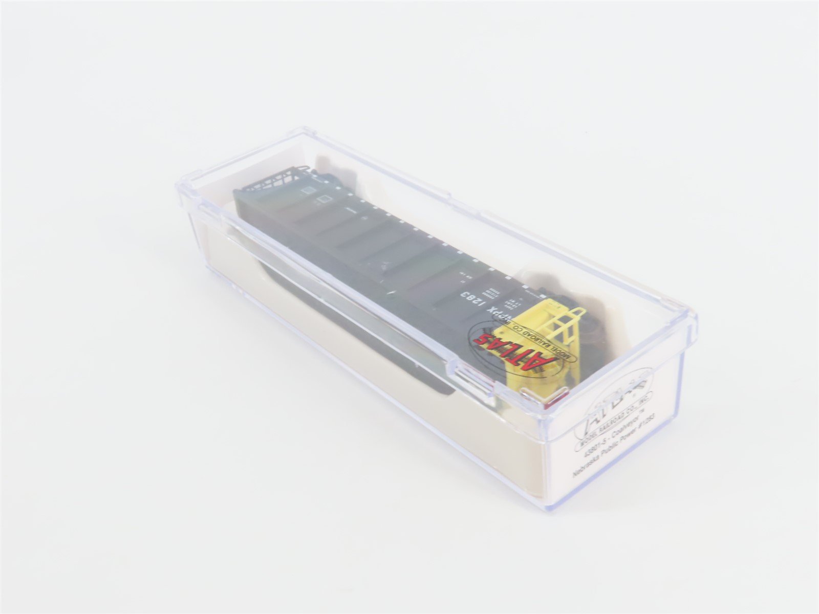 N Scale Atlas 43801-5 NPPX Nebraska Public Power Coalveyor #1283 w/ Load