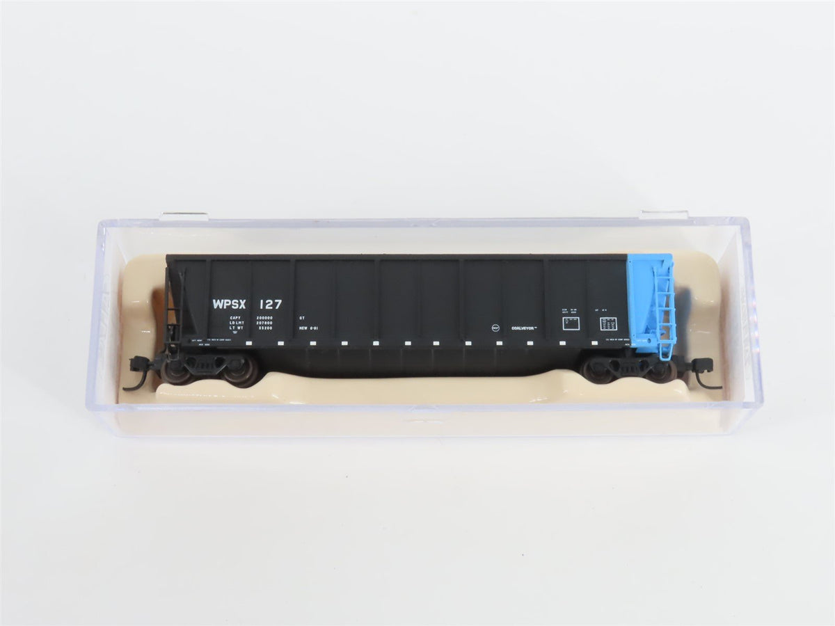 N Scale Atlas 43808-5 WPSX Wisconsin Public Service Coalveyor #127 w/ Load