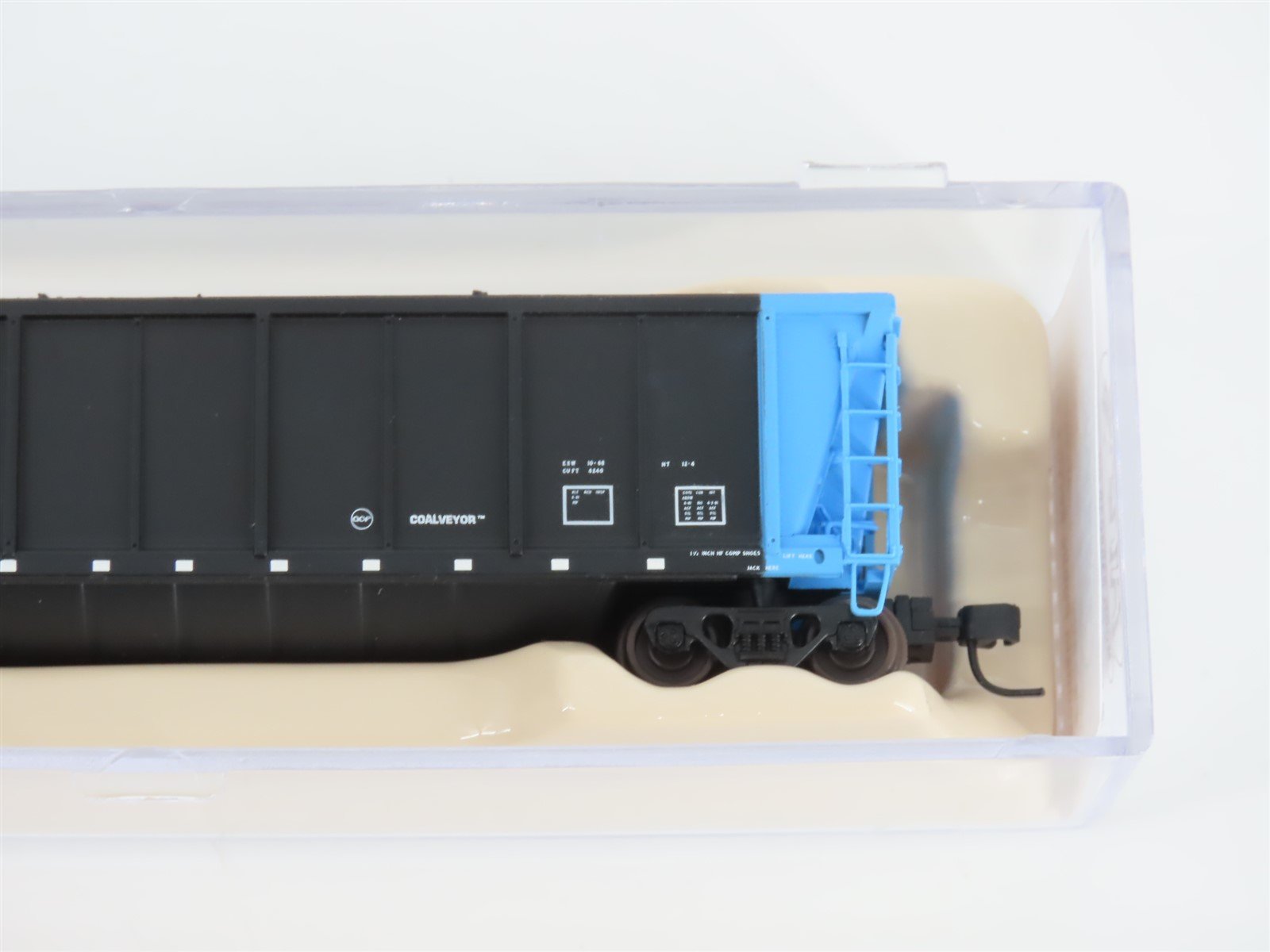 N Scale Atlas 43808-5 WPSX Wisconsin Public Service Coalveyor #127 w/ Load