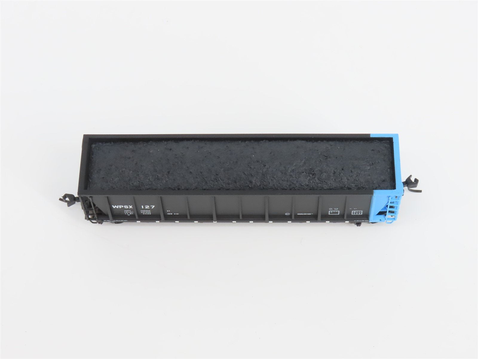 N Scale Atlas 43808-5 WPSX Wisconsin Public Service Coalveyor #127 w/ Load