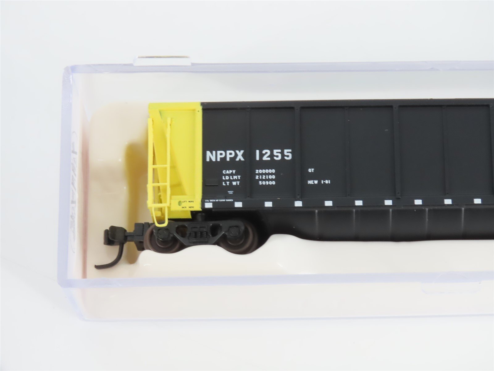 N Scale Atlas 43801-3 NPPX Nebraska Public Power Coalveyor #1255 w/ Load