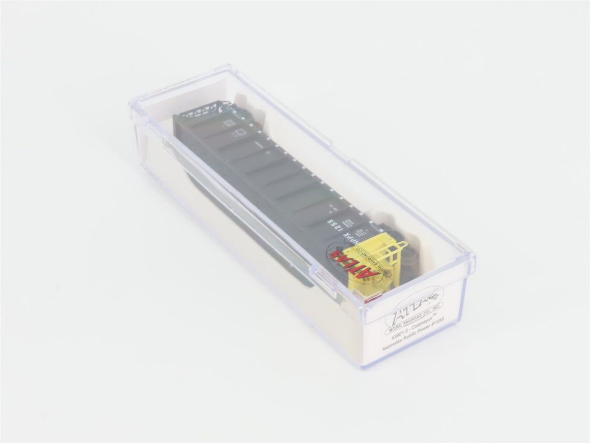 N Scale Atlas 43801-3 NPPX Nebraska Public Power Coalveyor #1255 w/ Load