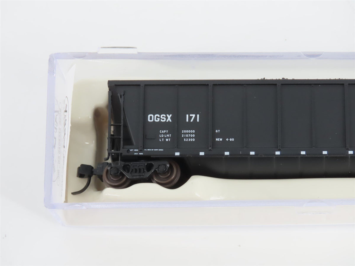 N Scale Atlas 43802-32 OGSX Iowa Southern Utilities Coalveyor #171 w/ Load