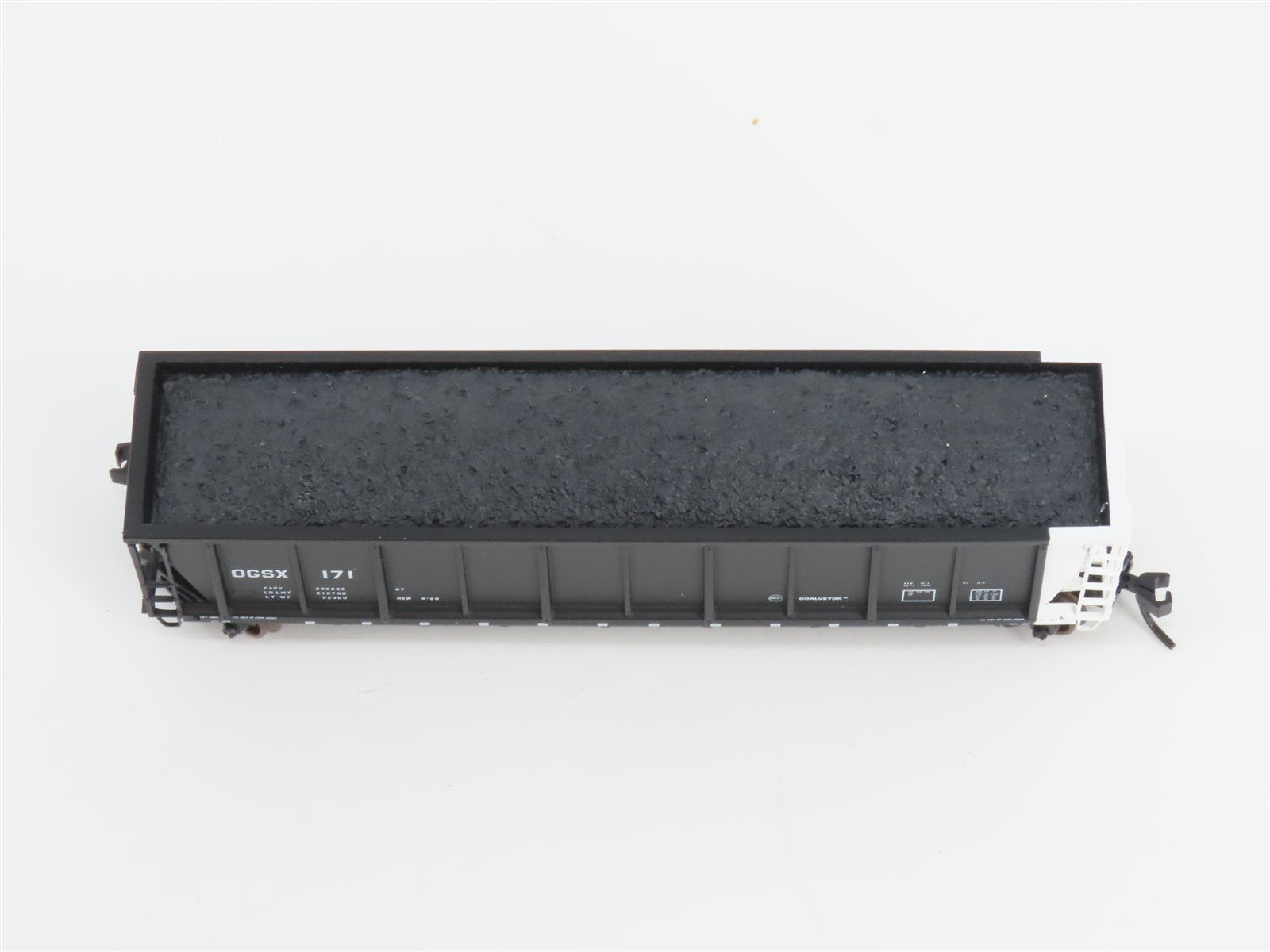 N Scale Atlas 43802-32 OGSX Iowa Southern Utilities Coalveyor #171 w/ Load