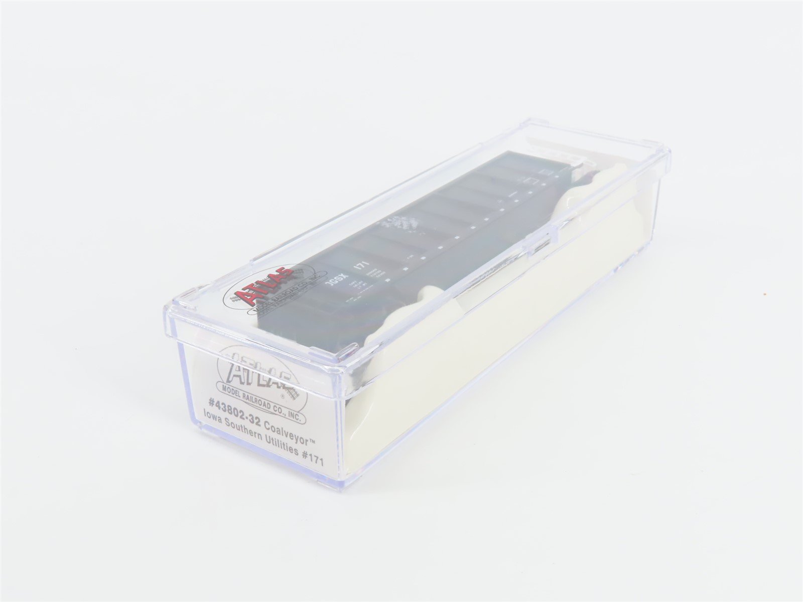 N Scale Atlas 43802-32 OGSX Iowa Southern Utilities Coalveyor #171 w/ Load