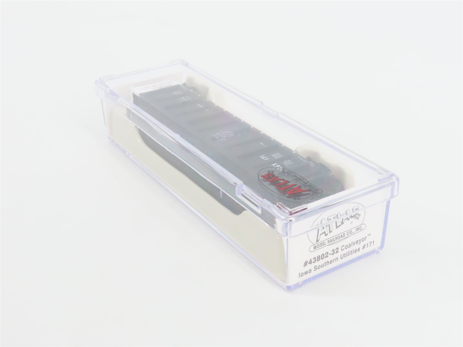 N Scale Atlas 43802-32 OGSX Iowa Southern Utilities Coalveyor #171 w/ Load