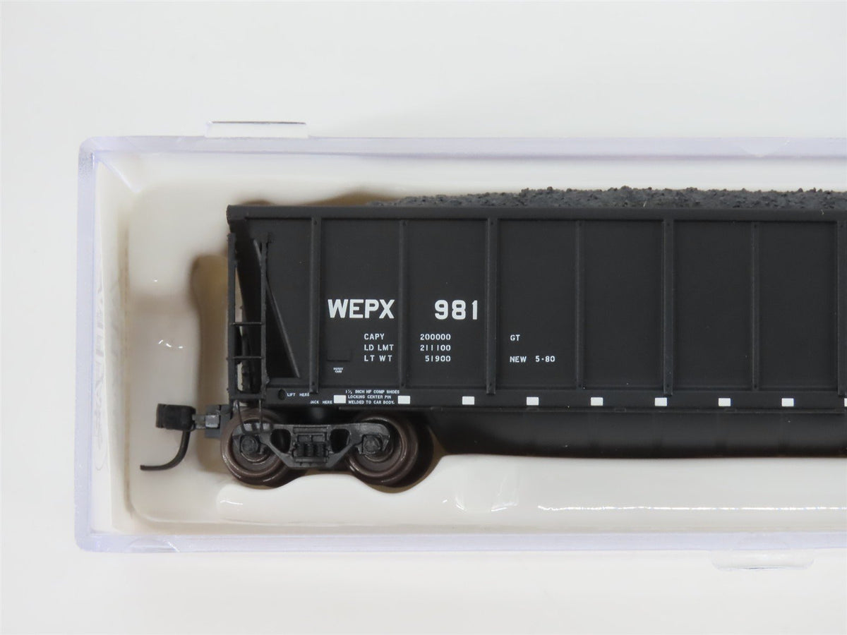 N Scale Atlas 43807-30 WEPX Wisconsin Electric Power Co. Coalveyor #981 w/ Load