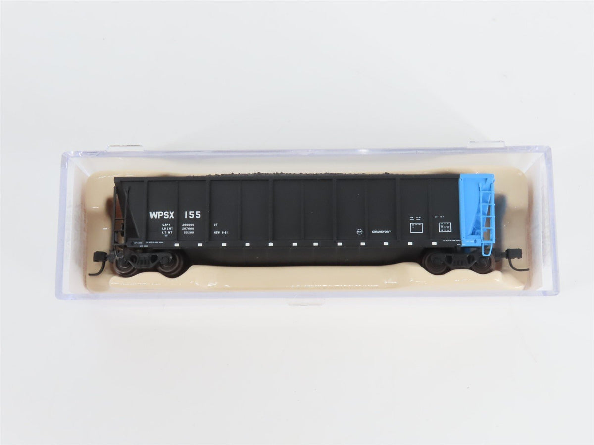 N Scale Atlas 43808-8 WPSX Wisconsin Public Service Coalveyor #155 w/ Load