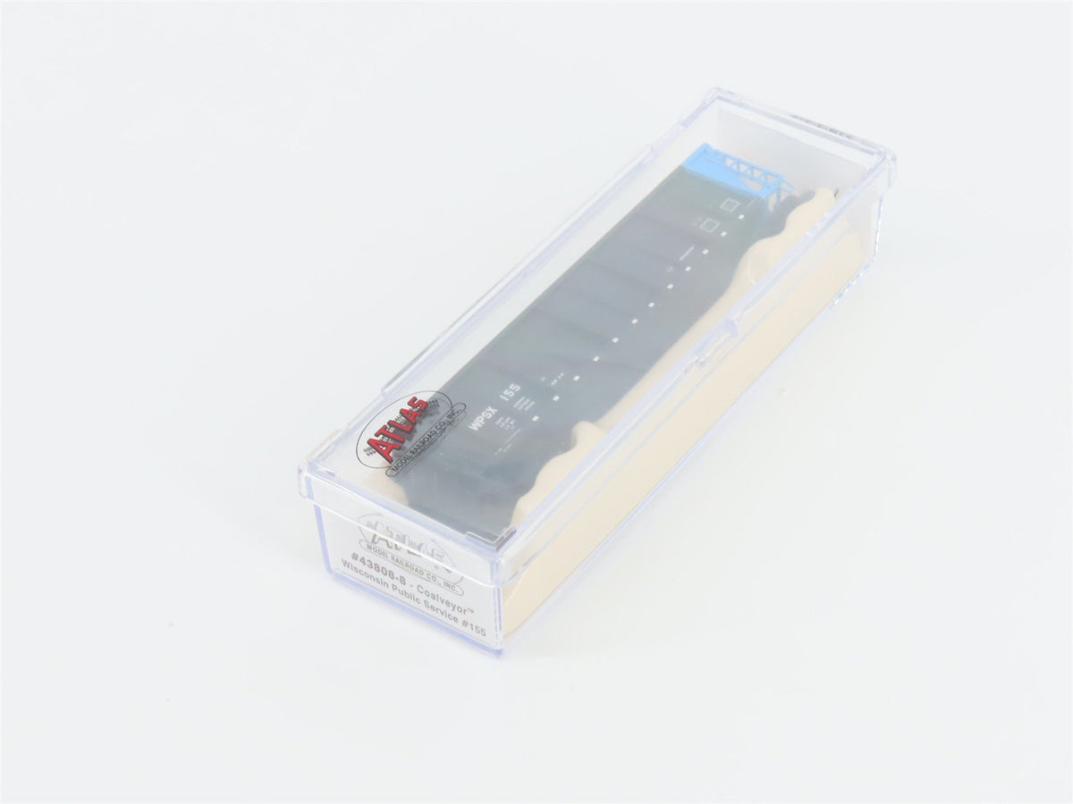 N Scale Atlas 43808-8 WPSX Wisconsin Public Service Coalveyor #155 w/ Load