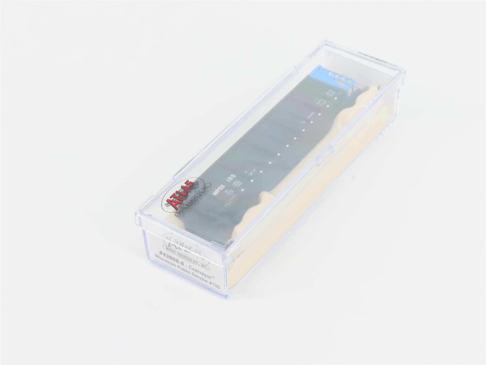 N Scale Atlas 43808-8 WPSX Wisconsin Public Service Coalveyor #155 w/ Load