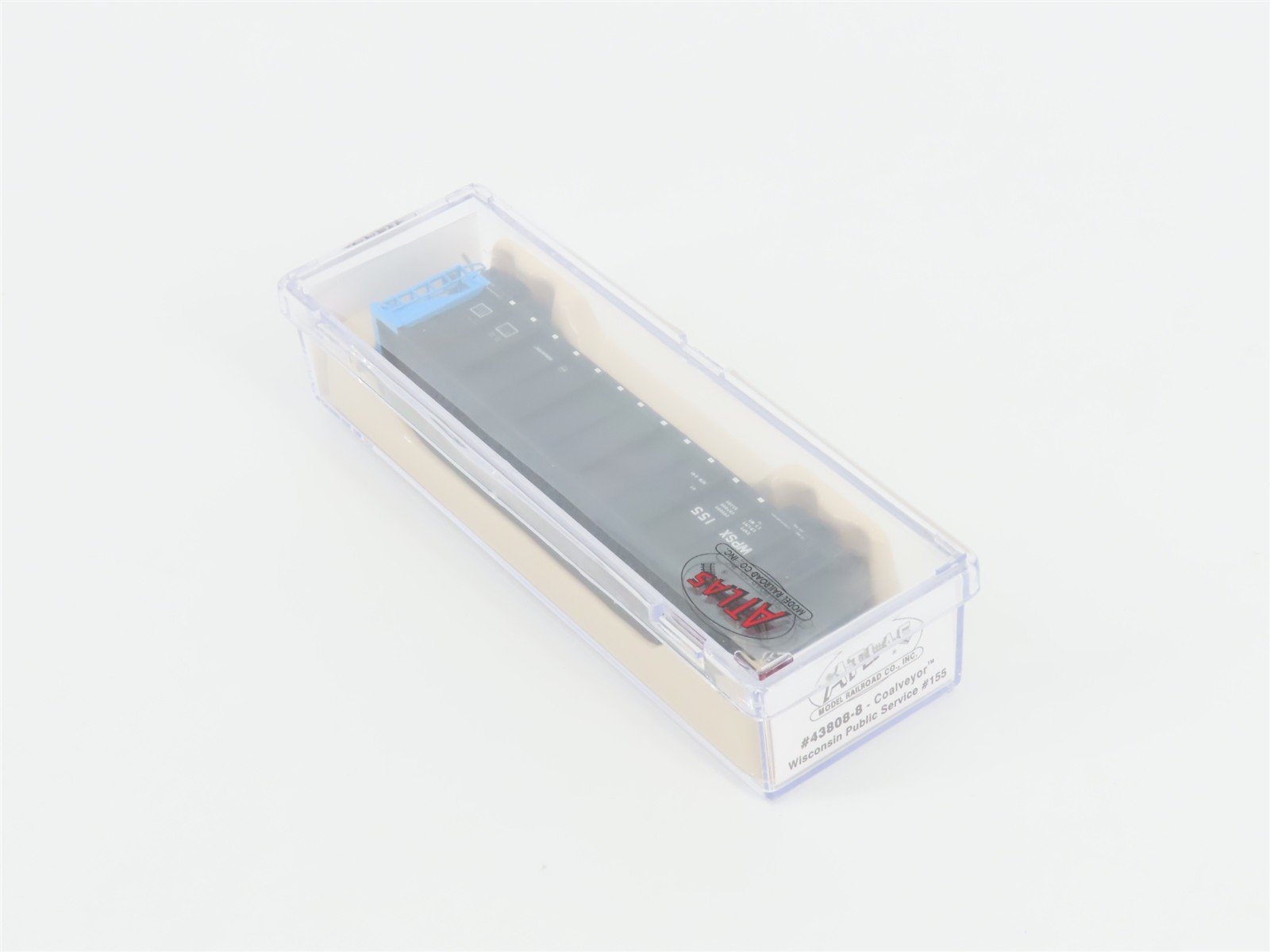 N Scale Atlas 43808-8 WPSX Wisconsin Public Service Coalveyor #155 w/ Load