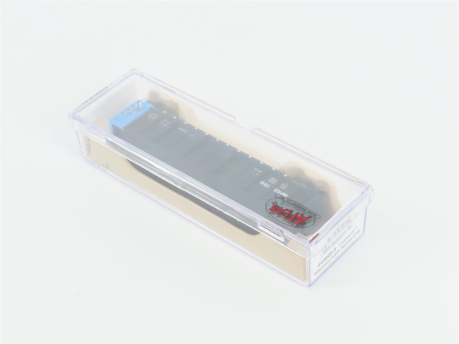 N Scale Atlas 43808-9 WPSX Wisconsin Public Service Coalveyor #166 w/ Load