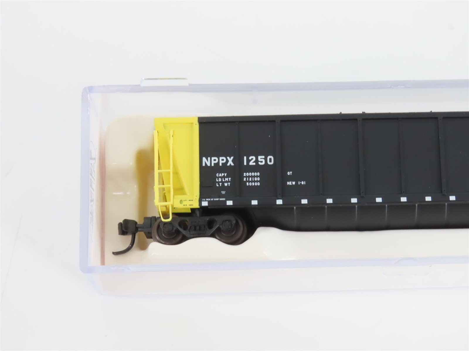 N Scale Atlas 43801-2 NPPX Nebraska Public Power Coalveyor #1250 w/ Load