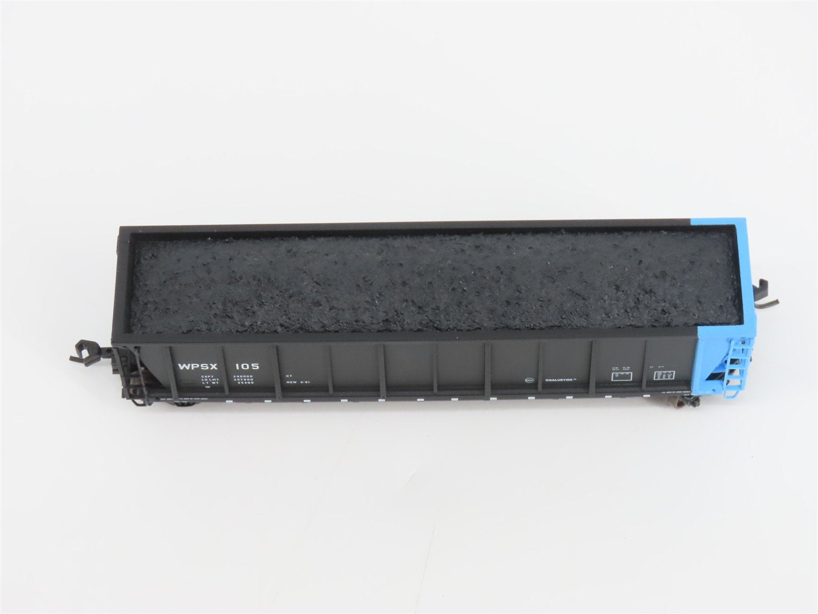 N Scale Atlas 43808-14 WPSX Wisconsin Public Service Coalveyor #105 w/ Load