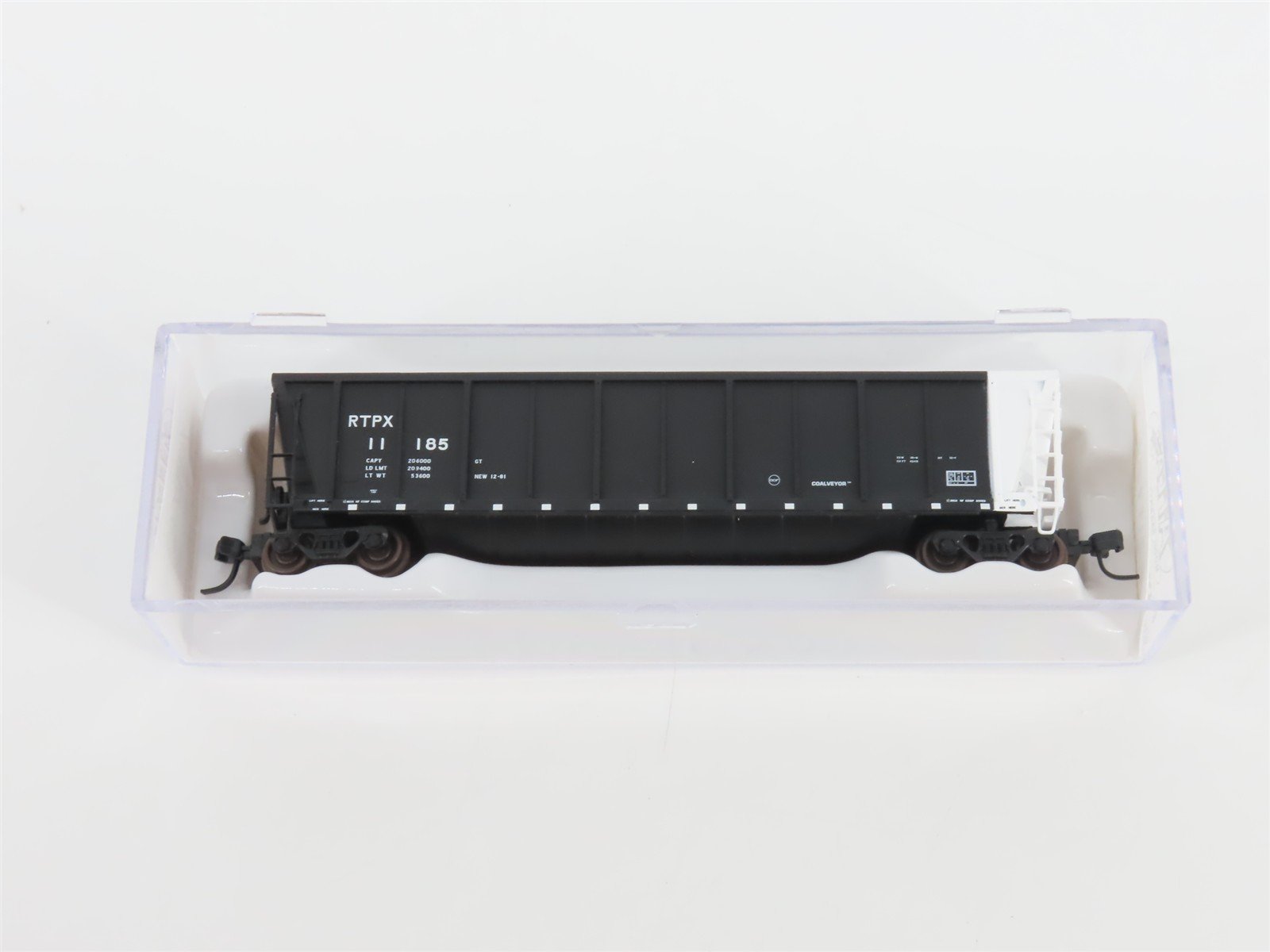 N Scale Atlas 43803-13 RTPX Wheelabrator Coal Services Coalveyor #11185 w/ Load