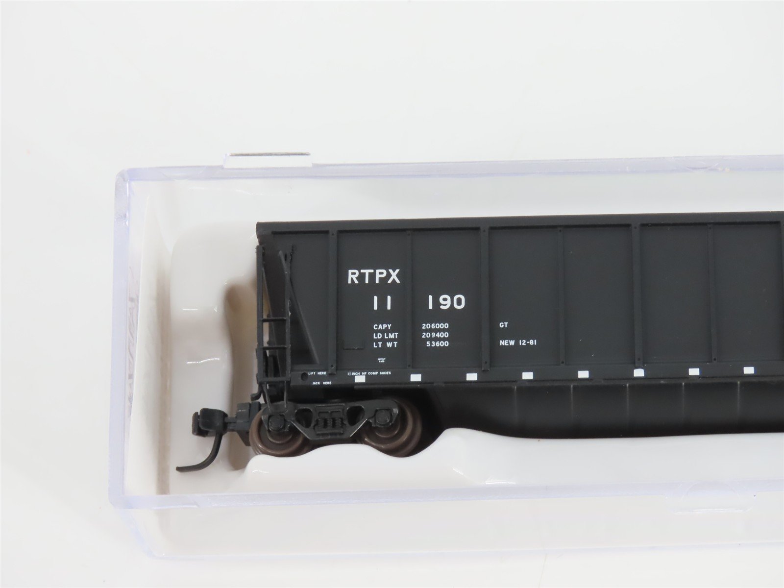 N Scale Atlas 43803-14 RTPX Wheelabrator Coal Services Coalveyor #11190 w/ Load