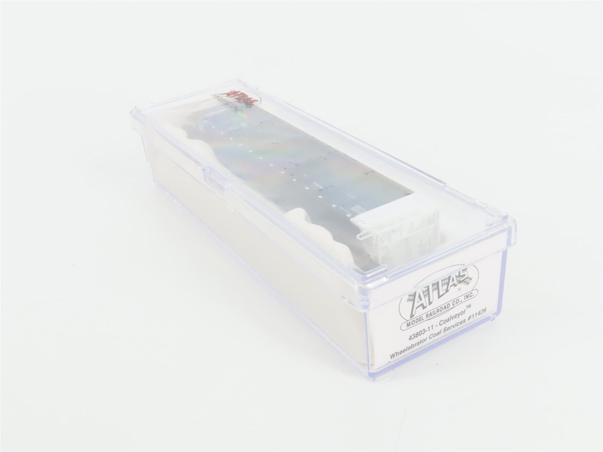 N Scale Atlas 43803-11 RTPX Wheelabrator Coal Services Coalveyor #11426 w/ Load