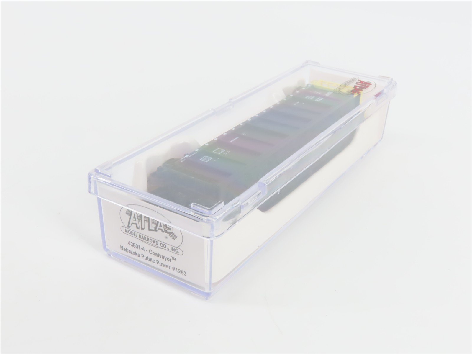 N Scale Atlas 43801-4 NPPX Nebraska Public Power Coalveyor #1263 w/ Load